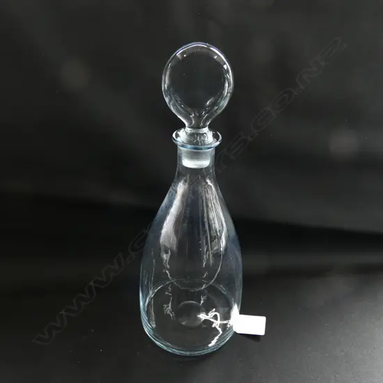 A Strombergshyttan glass decanter,